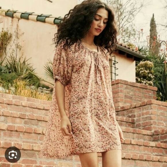 Doen Chestnut Mini Dress in Pink Valley Women's Size: XL - Picture 1 of 4